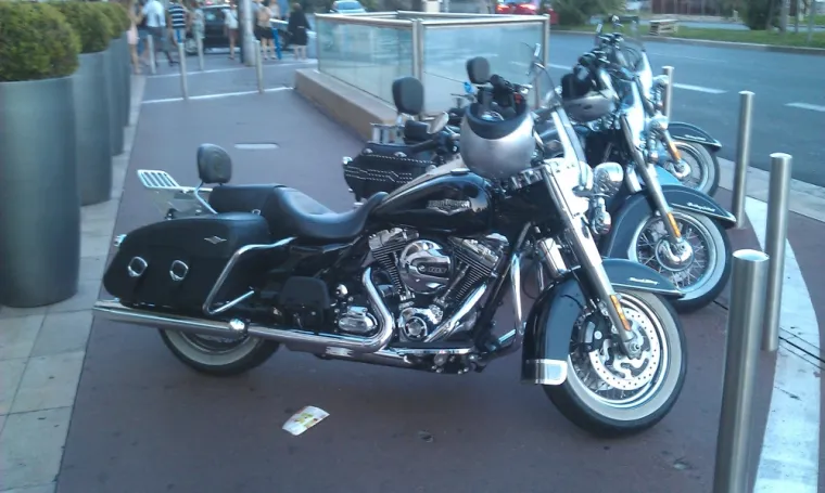 Harley Davidson tours Nice., Nice, Ludovic Driver