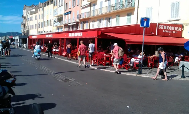 Le port de Saint Tropez.