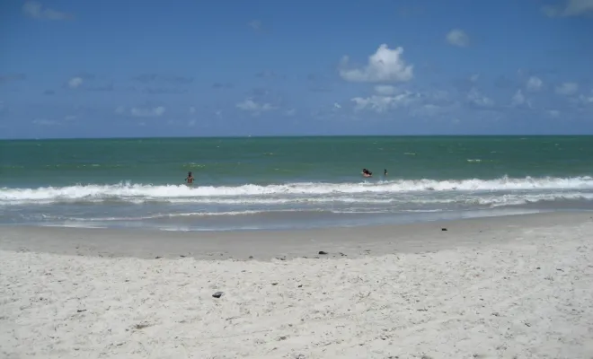 La plage.